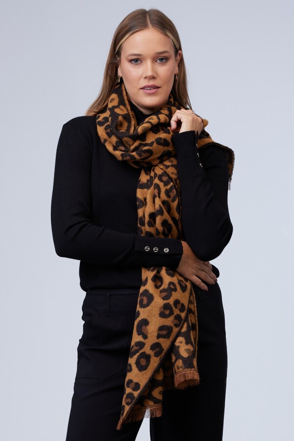 Pashmina Printed TOSTADO/MULTI