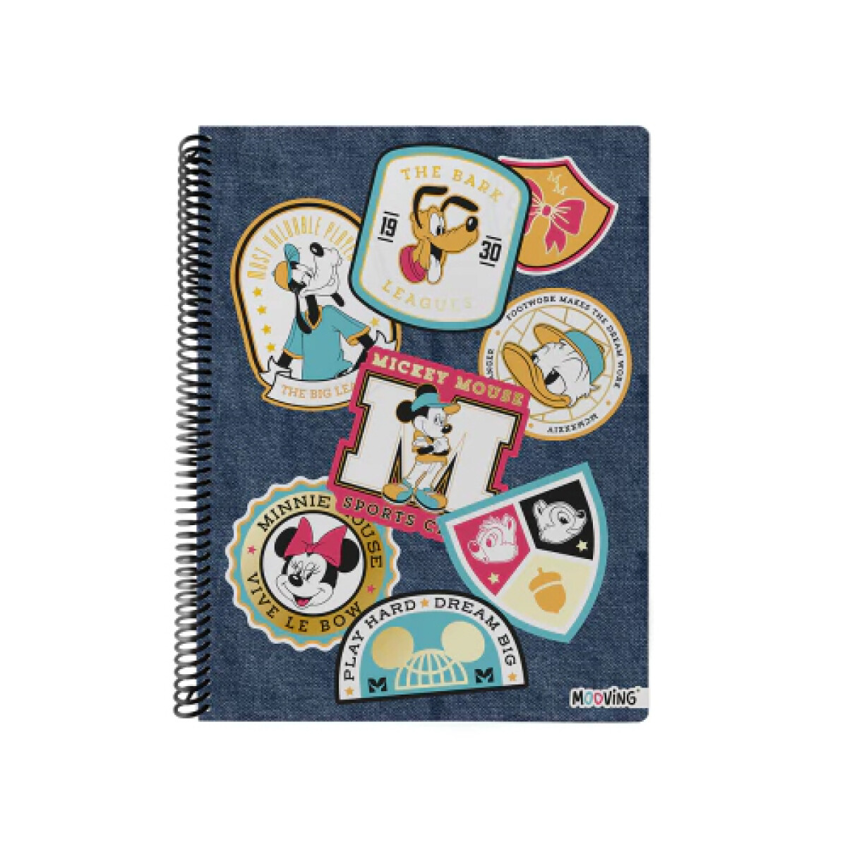 Cuaderno Mooving Carta 96 hojas Mickey Mouse - Diseño 3 