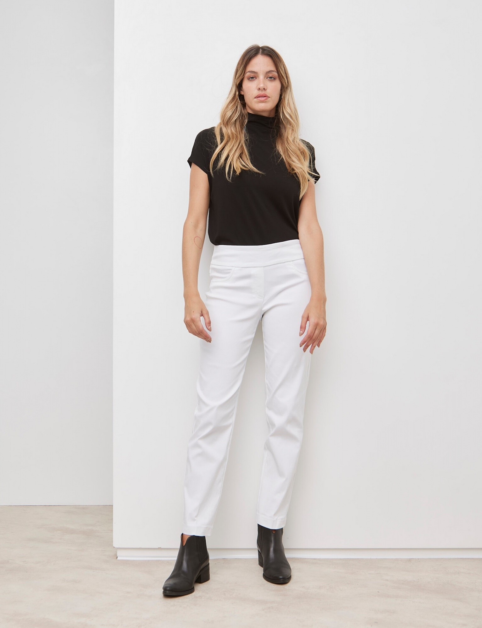 Pantalon Recto - Blanco — LA OPERA