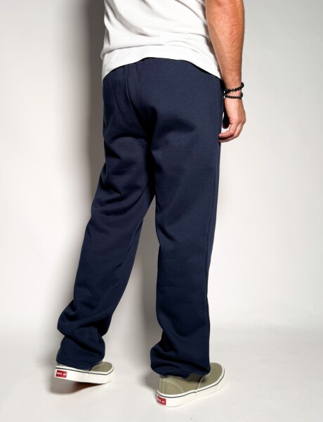 Jogger de algodon sin puño Darel Azul