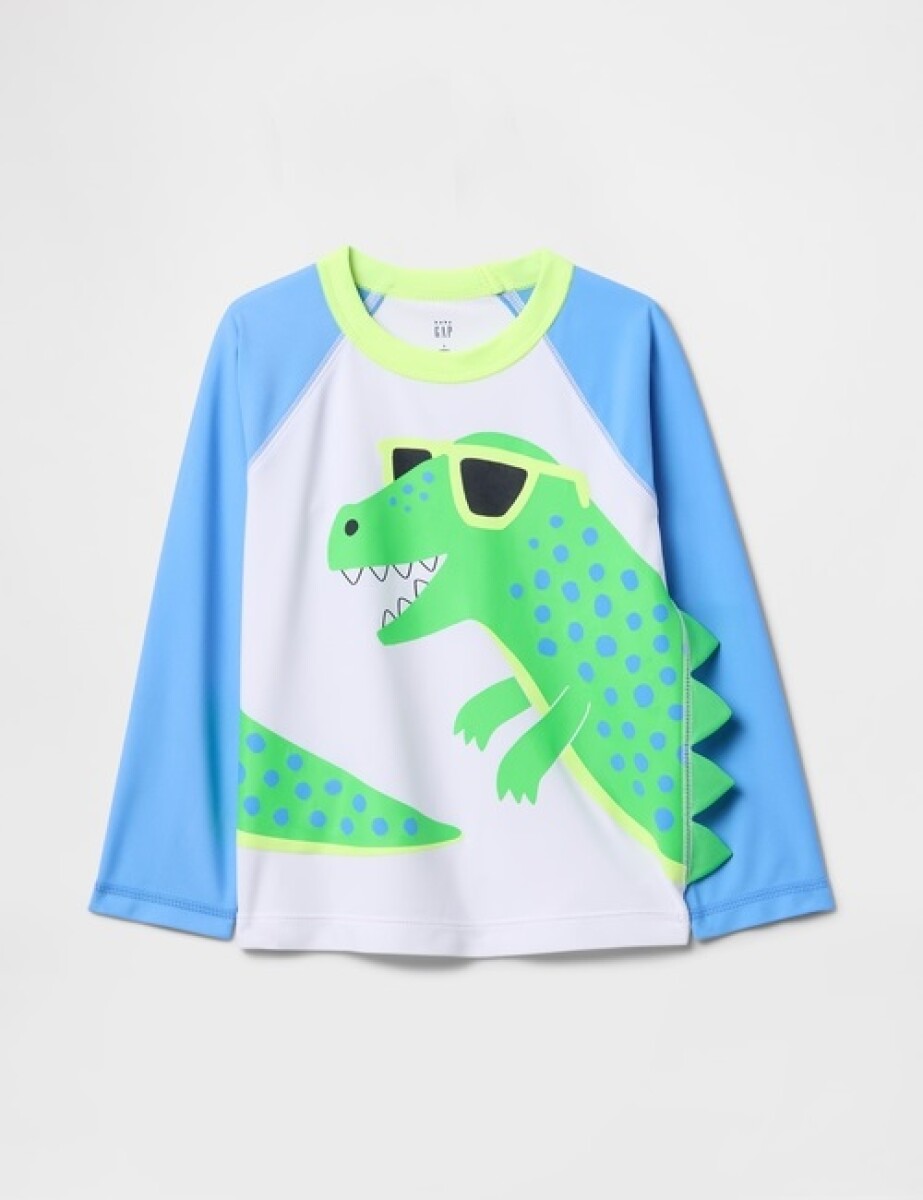 Remera De Agua Toddler Niño - Optic White V6 