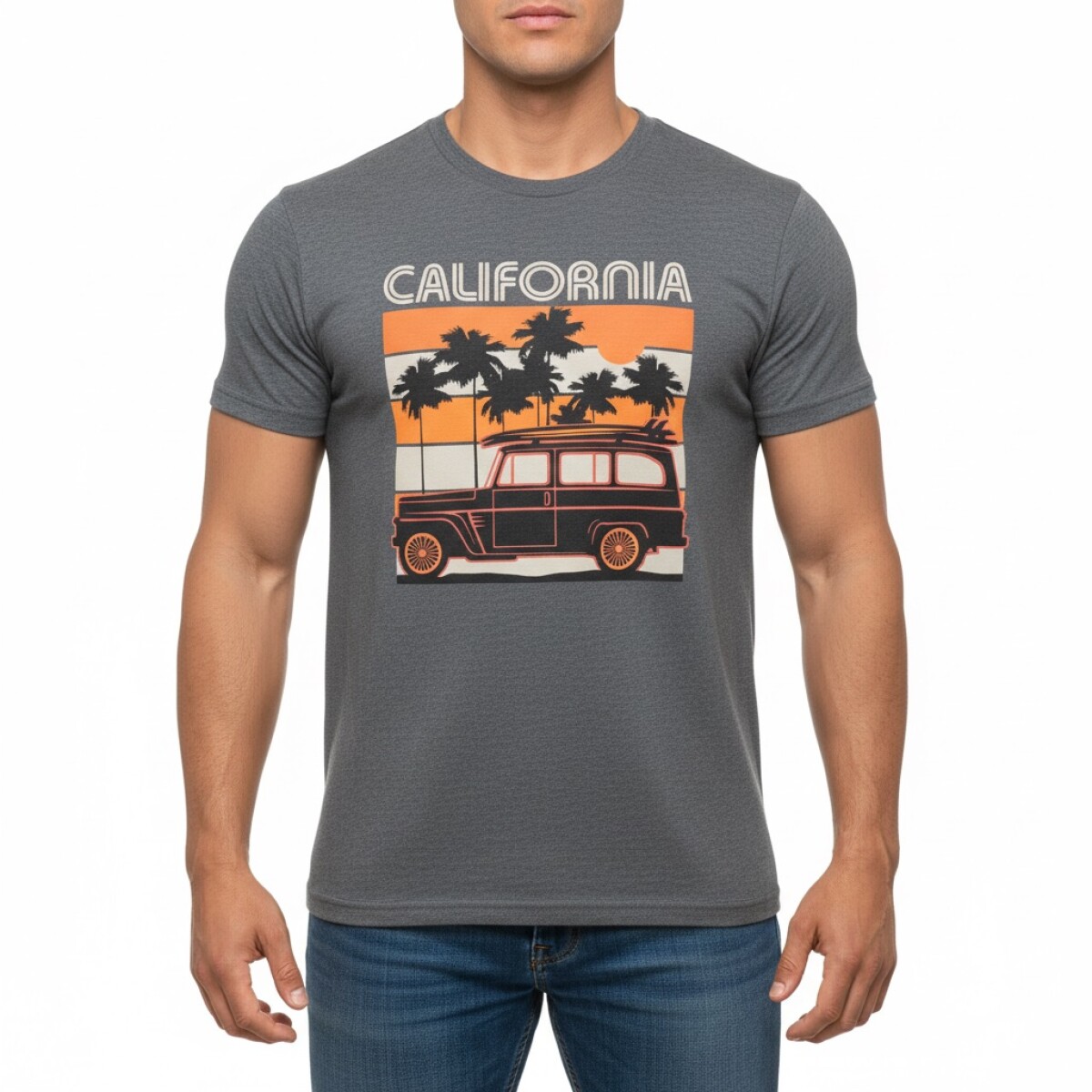 SNAKE T-SHIRT PRINT - BLUE 