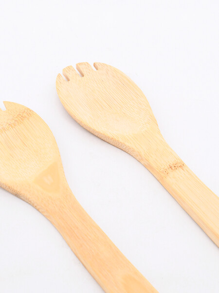 CUCHARAS PARA ENSALADA SETX2 MADERA