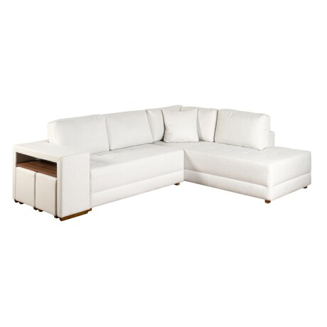 SOFÁ ESQUINERO MÁS DE 4 CUERPOS TELA NATURAL-BEIGE CONNECT II BEIGE