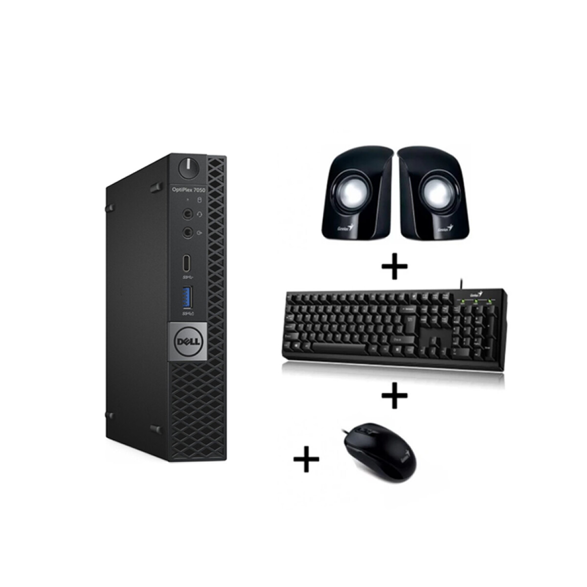 Equipo Dell Dell 7050. Intel Core i5-6ªGEN. RAM 8GB. Disco Sólido 256GB. Win10. Incluye teclado, mouse y parlantes NUEVOS 