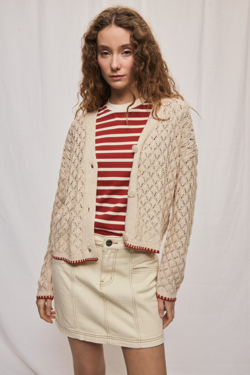 CARDIGAN TATO Beige