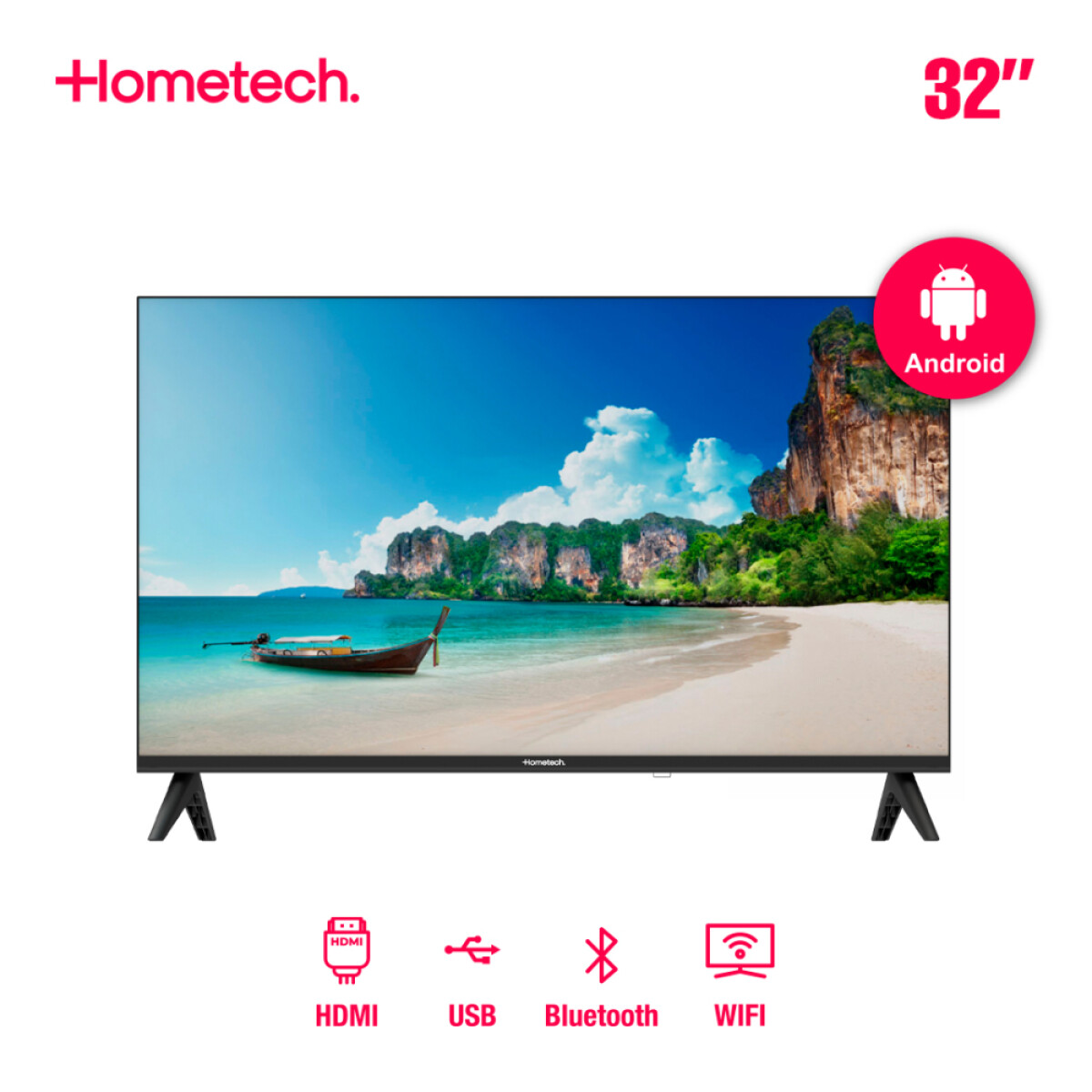 Smart TV Hometech 32" HD 