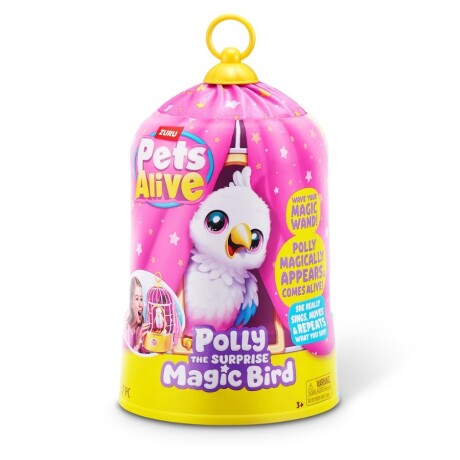 Juguete Pets Alive Polly El Pájaro Mágico Con Sorpresa Ub 001