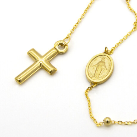 Pulsera rosario de oro 9 ktes. Pulsera rosario de oro 9 ktes.