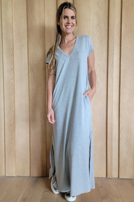 Vestido Clivia Cotton Gris
