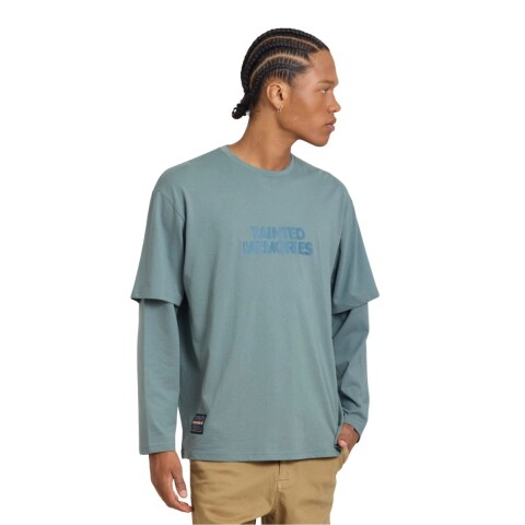 TSHIRT XS-XXL AZUL PIEDR