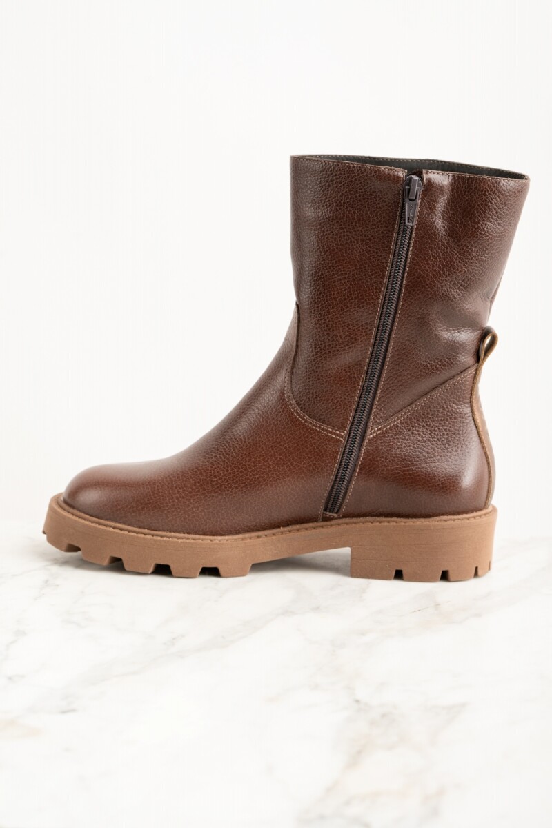 Bota Cuero Marron