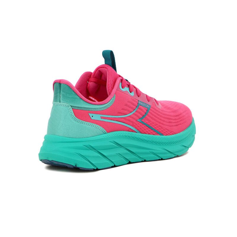 Champion Deportivo De Mujer Diadora Proton Fucsia-turquesa