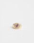 Anillos Medianos y Grandes Místco Anillo Con Corazón Dorado - Dorado