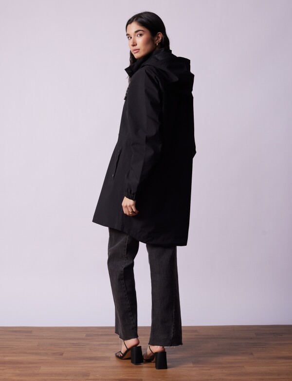 Gabardina Water Repellent NEGRO