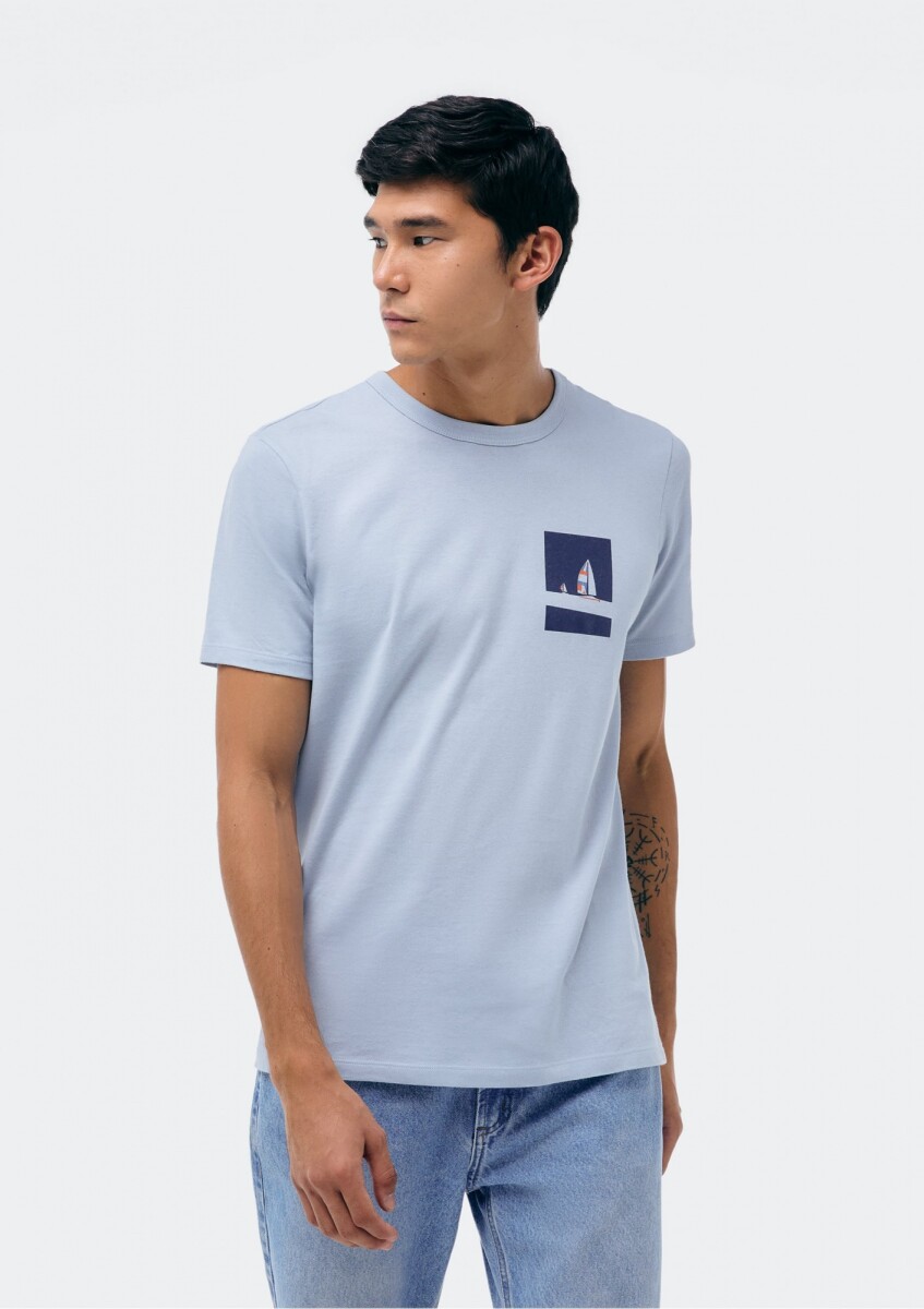CAMISETA MM - AZUL CLARO 