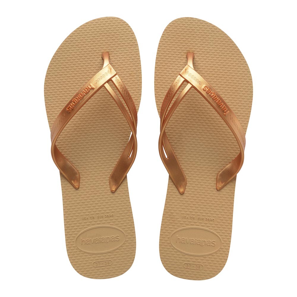 Sandalias Havaianas Elegance FC Mujer Dorado