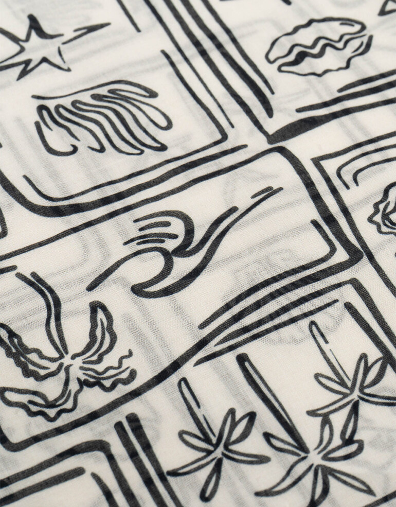 Pañuelos Raso Algodón Pañuelo De Algodón Orgánico - Combinacion Multicolor