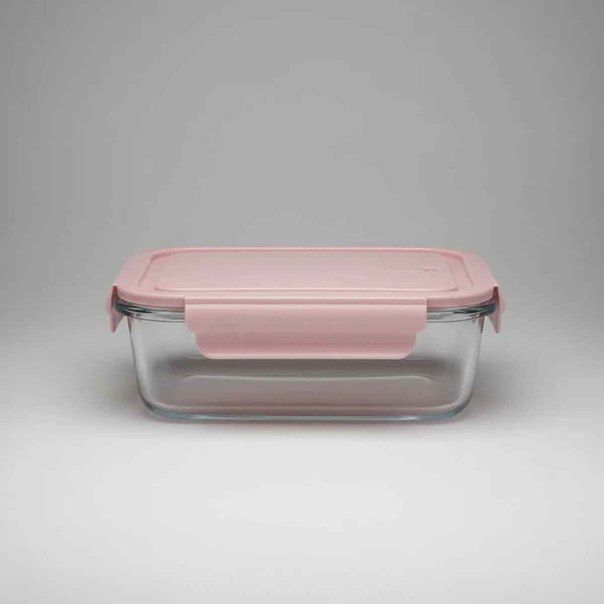 Recipiente Rectangular de Vidrio C/Trabas 1040 ML - X-BX1001 