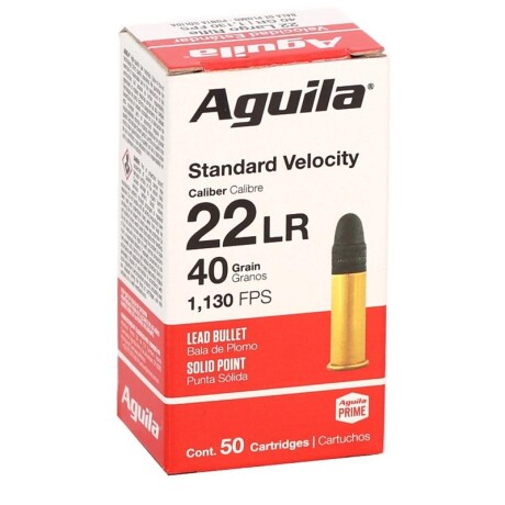 BALA AGUILA CAL 22LR STANDAR 40GRS BALA AGUILA CAL 22LR STANDAR 40GRS