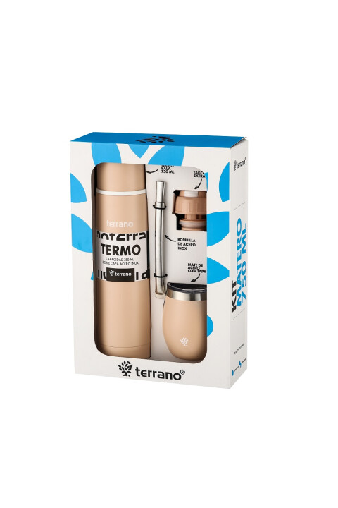 KIT MATERO BALA 750ML TERRANO ROSADO