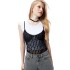 BODY OLIMPO XS-L NEGRO FLOR