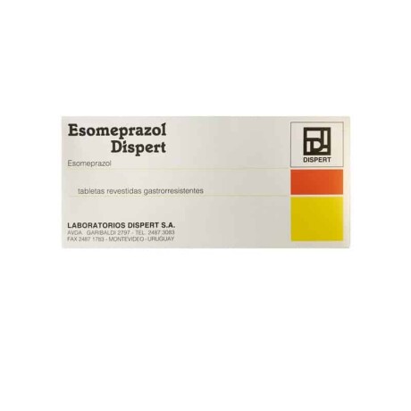 Esomeprazol 40Mg Dispert 20 Comprimidos Esomeprazol 40Mg Dispert 20 Comprimidos