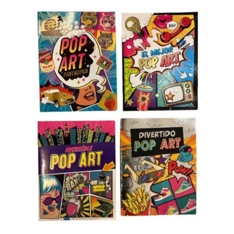 Libro para colorear pop art Unica