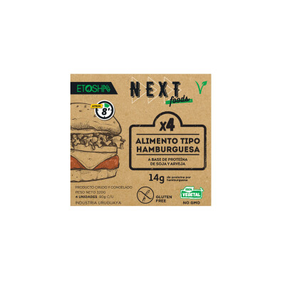 Hamburguesa Next Etosha 4 Unidades Hamburguesa Next X4