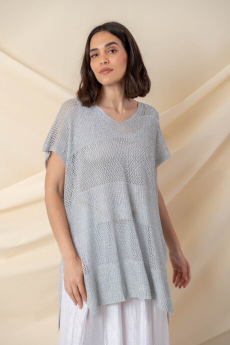 CHALECO CAMILLE Plateado