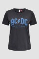 camiseta AC/DC con estampa. Manga corta. Phantom