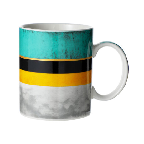 Taza multicolor 340ml verde