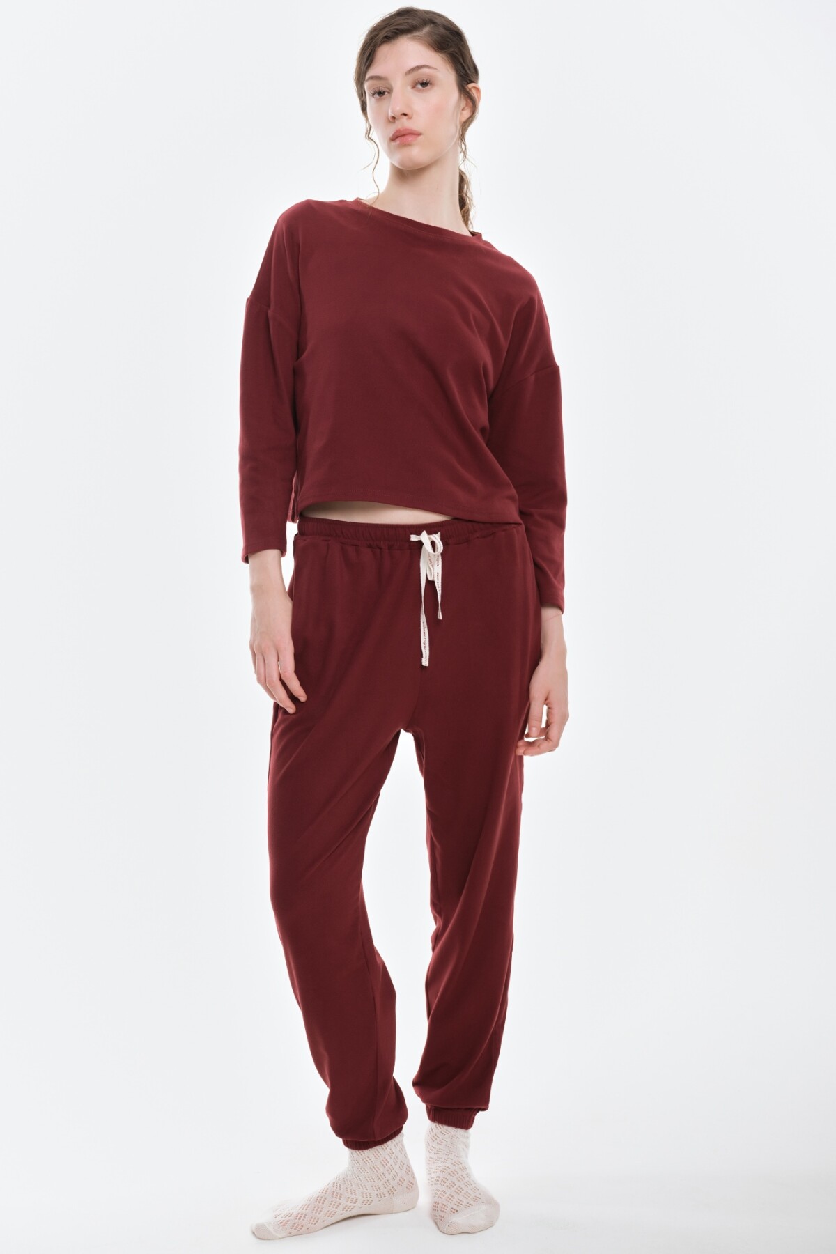 Pantalón Almu Burdeos