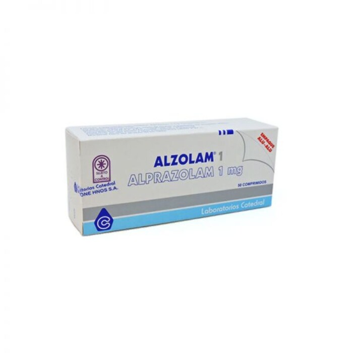 ALZOLAM 1 MG CJ X 50 COMP. única