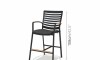 Silla de Bar - Portals Negro