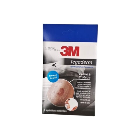 3M Tegaderm apósito película transparente x2 6cmx7cm 3M Tegaderm apósito película transparente x2 6cmx7cm