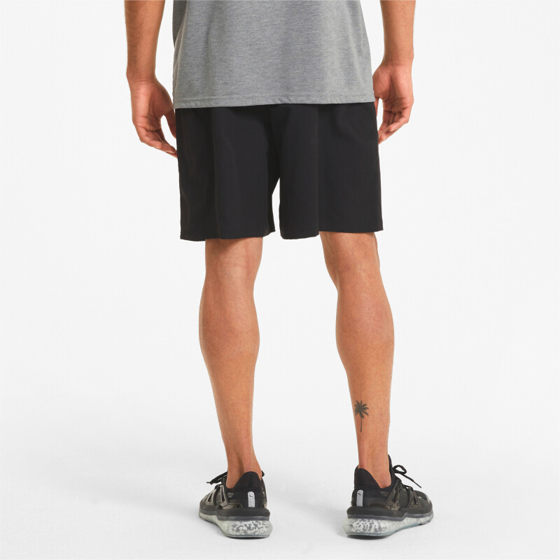 Short Performance Woven 7" de Hombre Negro
