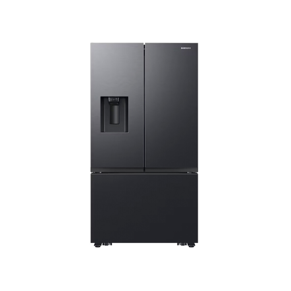 Heladera Samsung French Door 690L Negra con SpaceMax, Doble Fábrica de Hielo y Dispensador RF32CG5410B1 