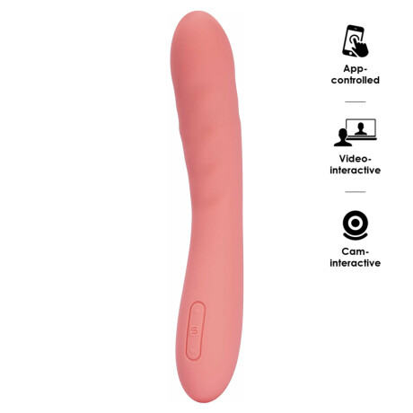Vibrador de Empuje con Aplicación y Carga USB Ava Neo Rosa