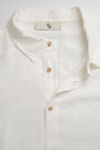 LONG SLEEVE LINEN SHIRT White