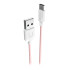 Cable De Datos Usams Sj099 Usb A A Tipo C 1 Metro ROSADO