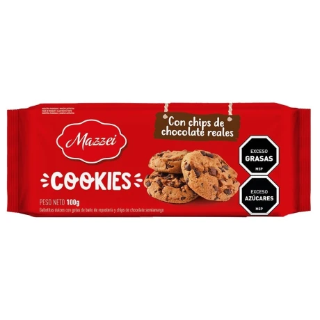 GALLETA DULCE MAZZEI CHISPA CHOCOLATE 100G GALLETA DULCE MAZZEI CHISPA CHOCOLATE 100G