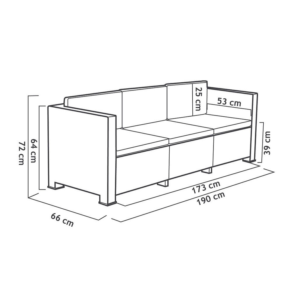JUEGO DE JARDIN MANHATTAN GRAFITO Juego De Jardin Manhattan Grafito