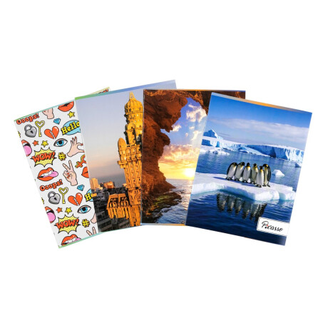 Cuadernola Picasso flexible engrampada 70 hojas Cuadernola Picasso flexible engrampada 70 hojas