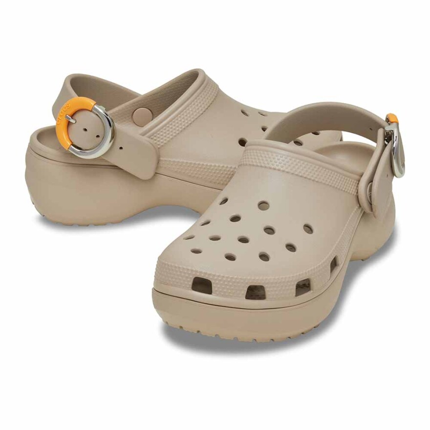 Crocs Classic Platform Buckle Clog Mujer Dulcé