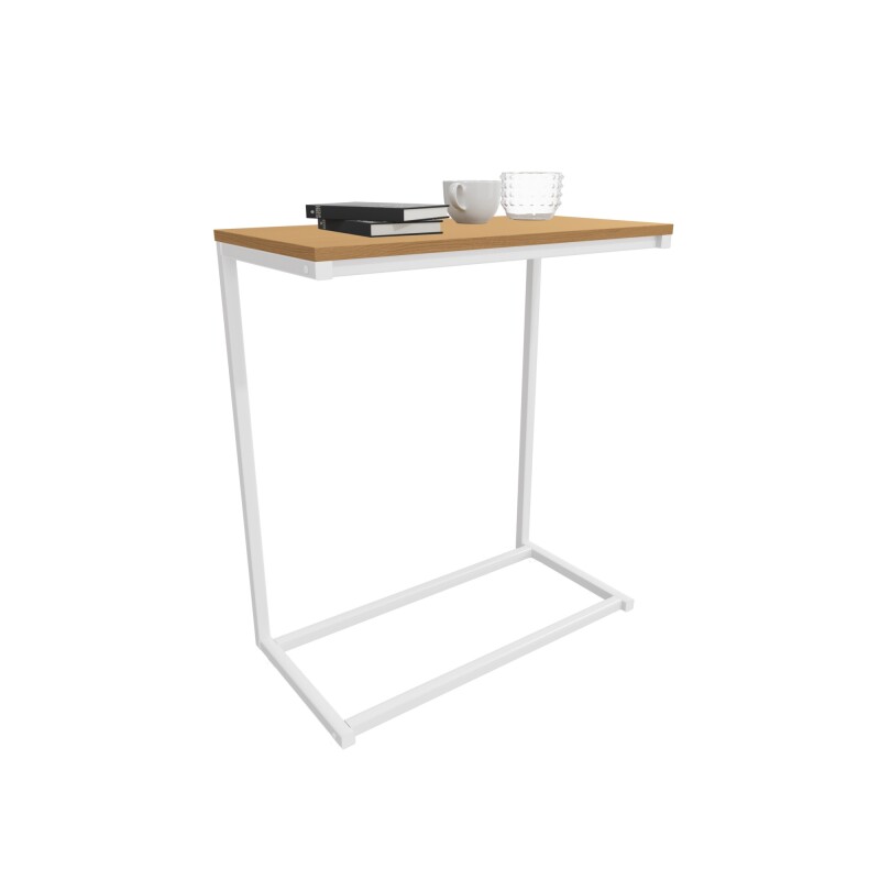 Mesa de Apoyo canela y Blanco Mesa de Apoyo canela y Blanco