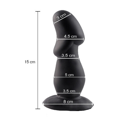 Dilatador Anal Rim Raider Macizo Negro