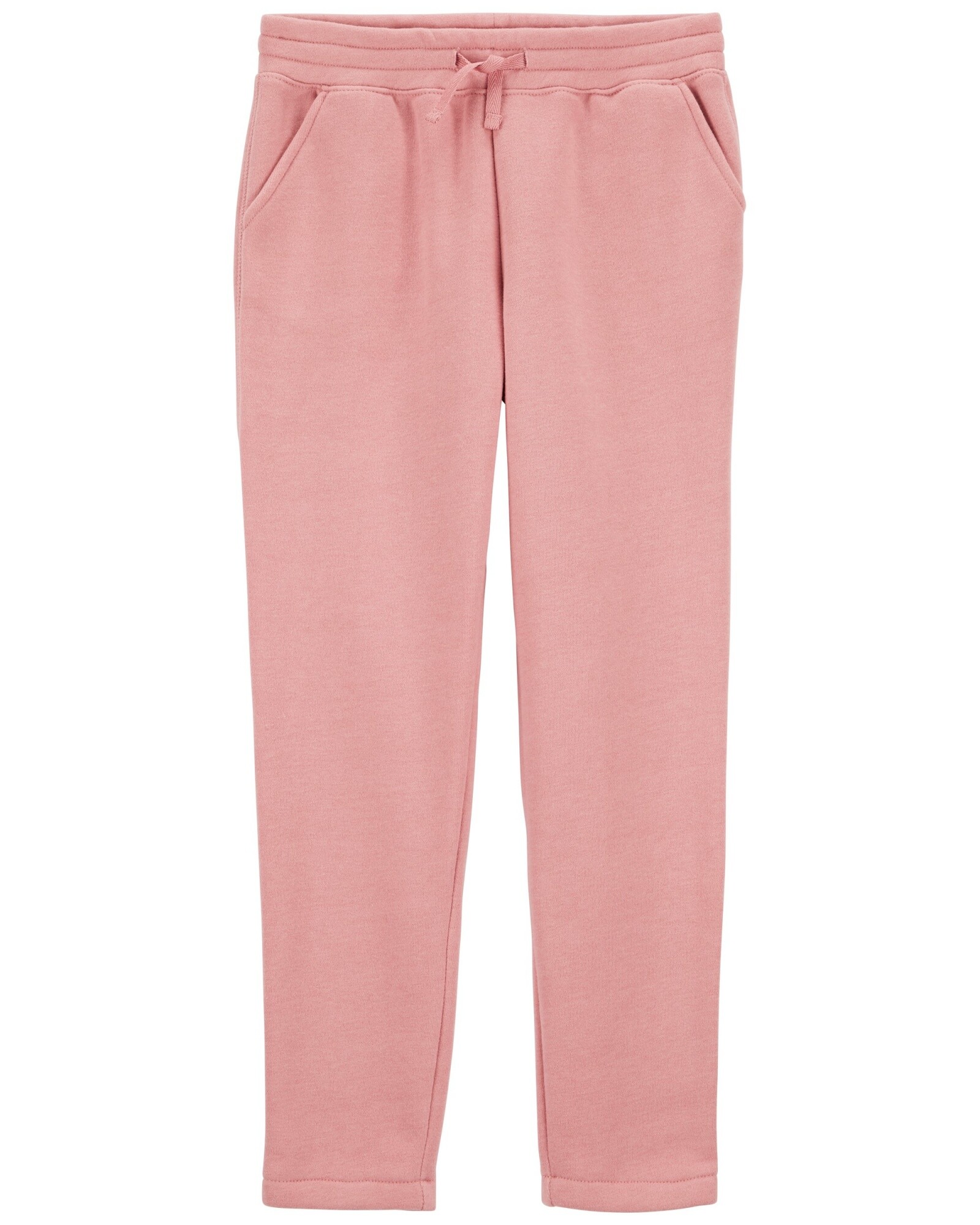 Pantalón deportivo de algodón, rosado. Talles 6-14 Sin color