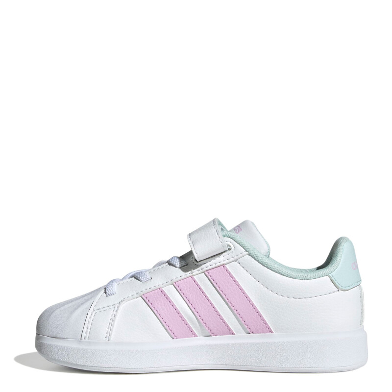 Championes de Niños Adidas Streettalk Velcro Blanco - Rosado