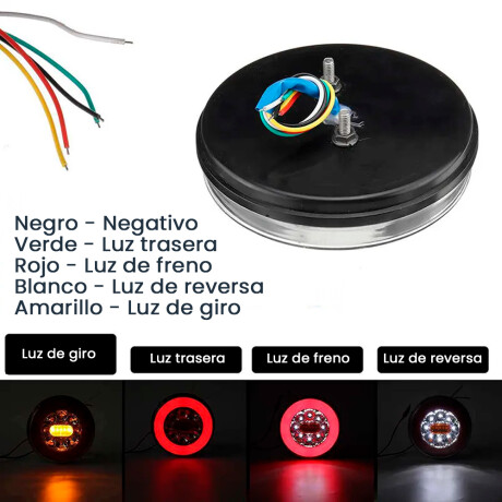 FAROL - TRAS. REDONDO UNIVERSAL LED 12/24V RANDOM - FAROL - TRAS. REDONDO UNIVERSAL LED 12/24V RANDOM -